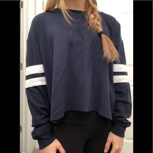 Hollister waffle long sleeve tee